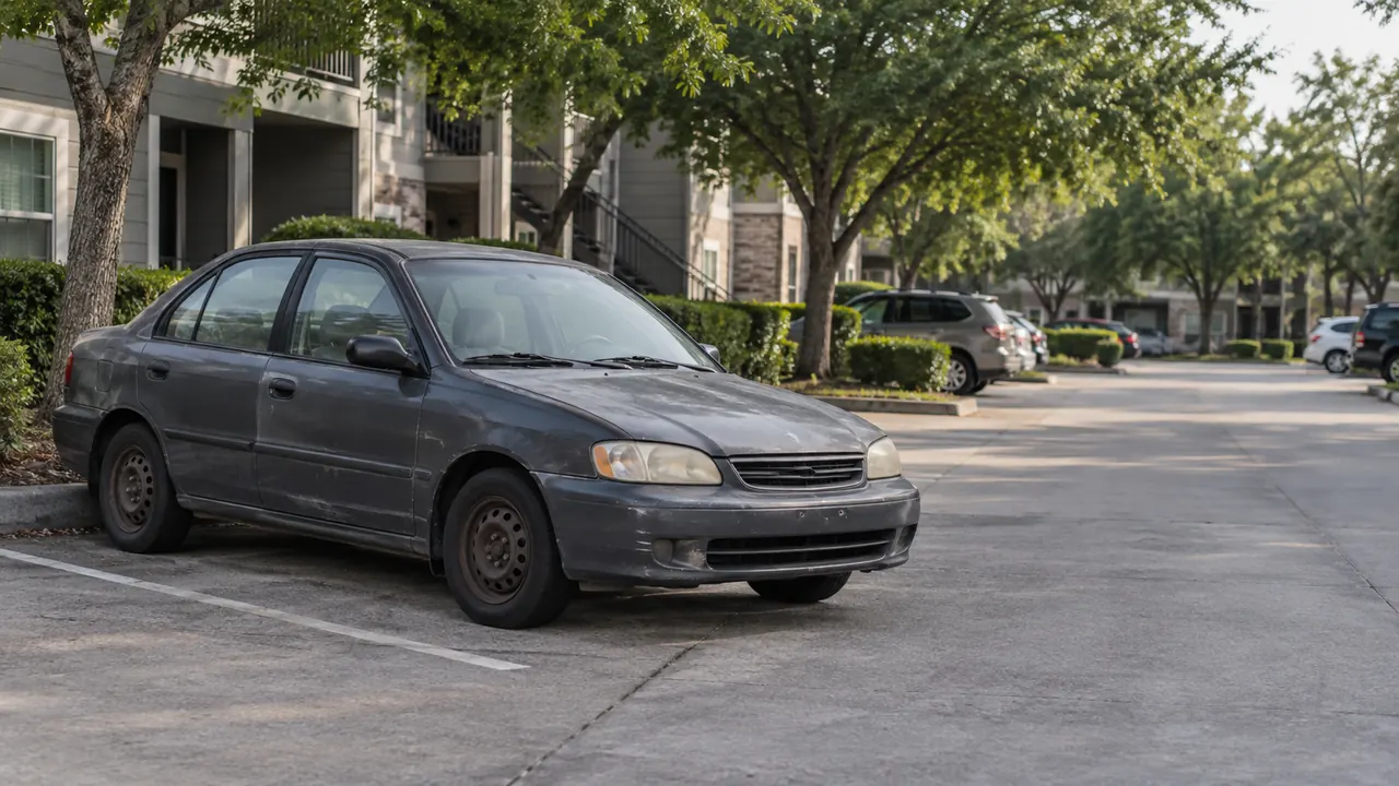 Illustrative older vehicle for the Alief junk car guide