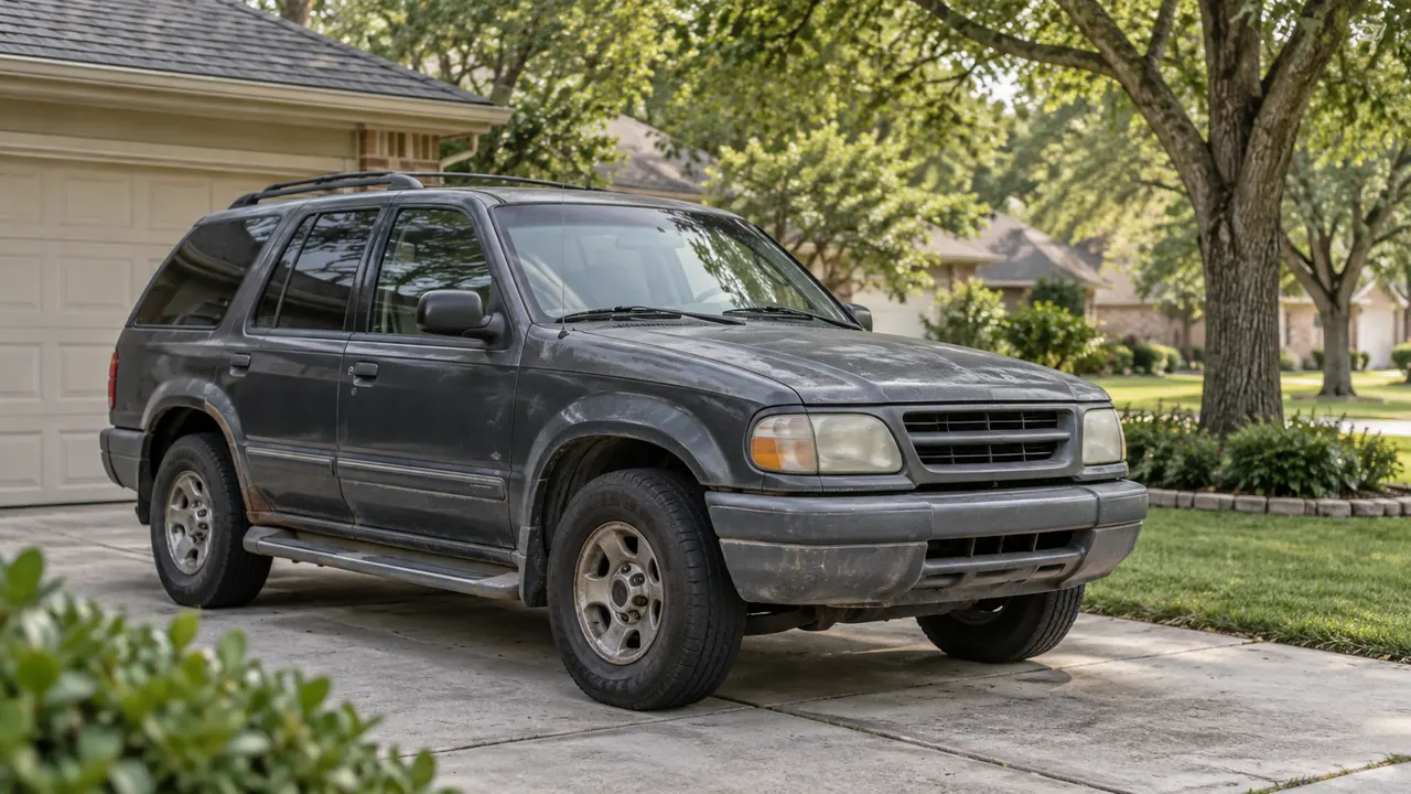 Illustrative older vehicle for the Spring Branch junk car guide